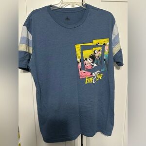 Disney Blue Goofy Pop Art Graphic Tee